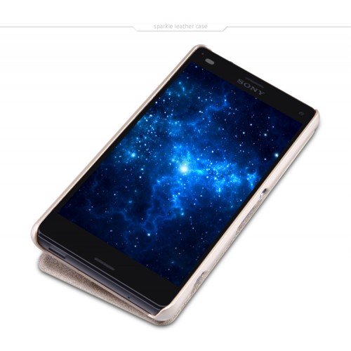 Dėklas Sony D5803 Xperia Z3 Compact Nillkin Sparkle atverčiamas